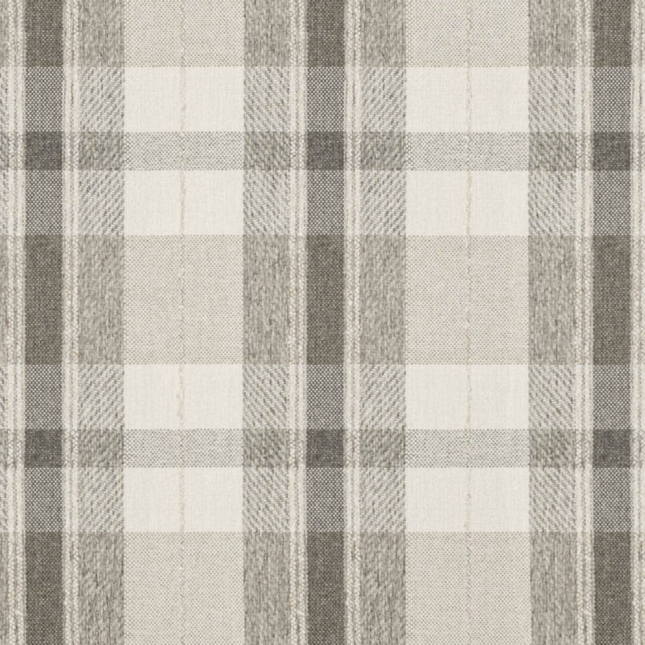 Mushroom - Beige & Taupe,Brown,Grey & Silver Plaid Upholstery Fabric 54 Inches"